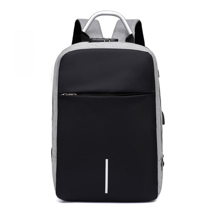 Water-Resistant Anti-Theft Laptop Backpack – Hidden Zipper Design with USB Charging