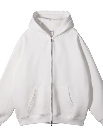 Warm Zip Up Fleece Hooded Jacket