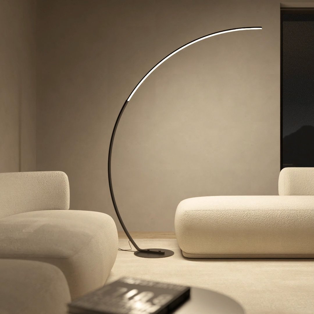 Bright Adjustable LED Floor Lamp with Dimmer Switch - BritishElegance