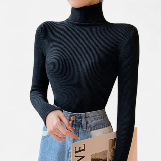 Cassy | Women’s Turtleneck Sweater | Knitted