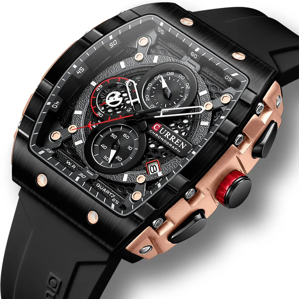Stylish Men's Chronograph Watch - BritishElegance