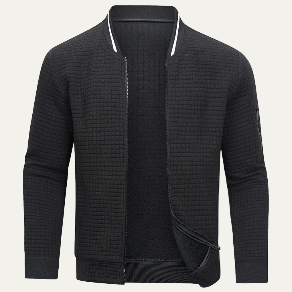 Men’s Modern Quilted Bomber Jacket