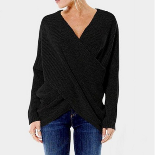 Women's Chic Cable Knit Sweater - BritishElegance