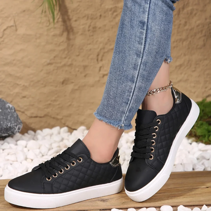 Melora – Women’s Orthopedic Quilted Sneakers
