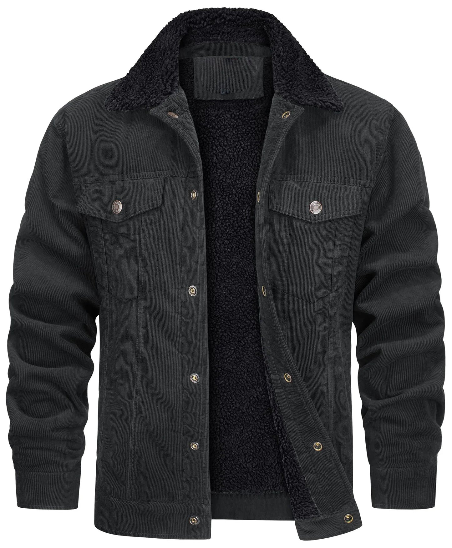 Warm Sherpa Lined Parka Jacket