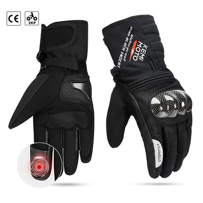 Warm Insulated Motorcycle Gloves for Winter Riding
