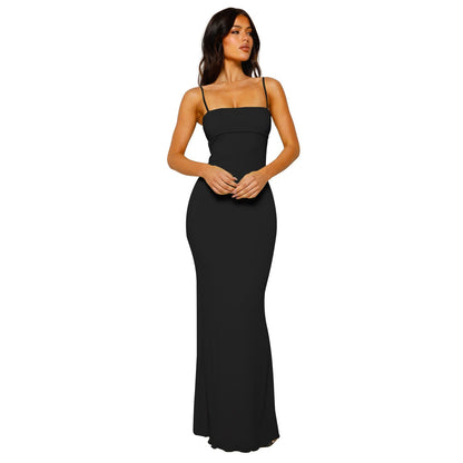 Alessia – Women’s Backless Bodycon Maxi Dress