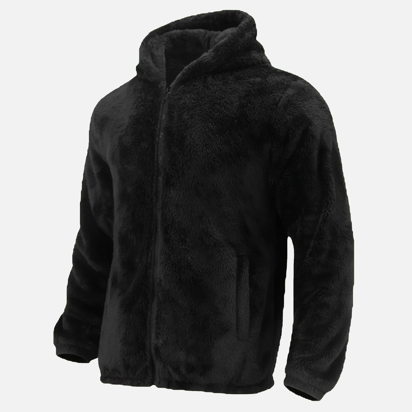 Soft Men's Fleece Hooded Winter Jacket