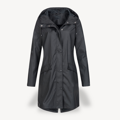 Women's Waterproof Hooded Raincoat