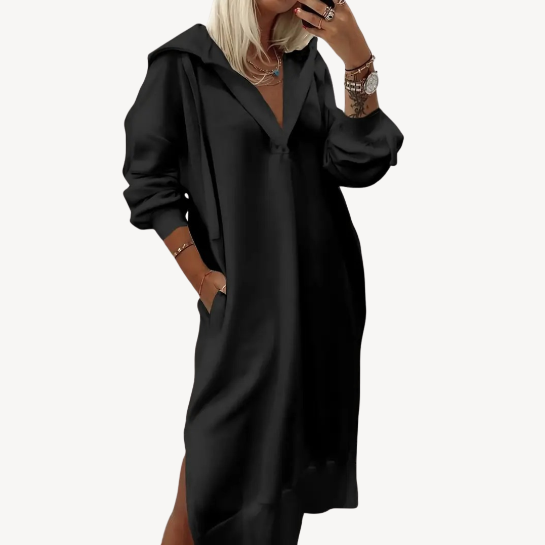 Women's Hooded Sweatshirt Dress
