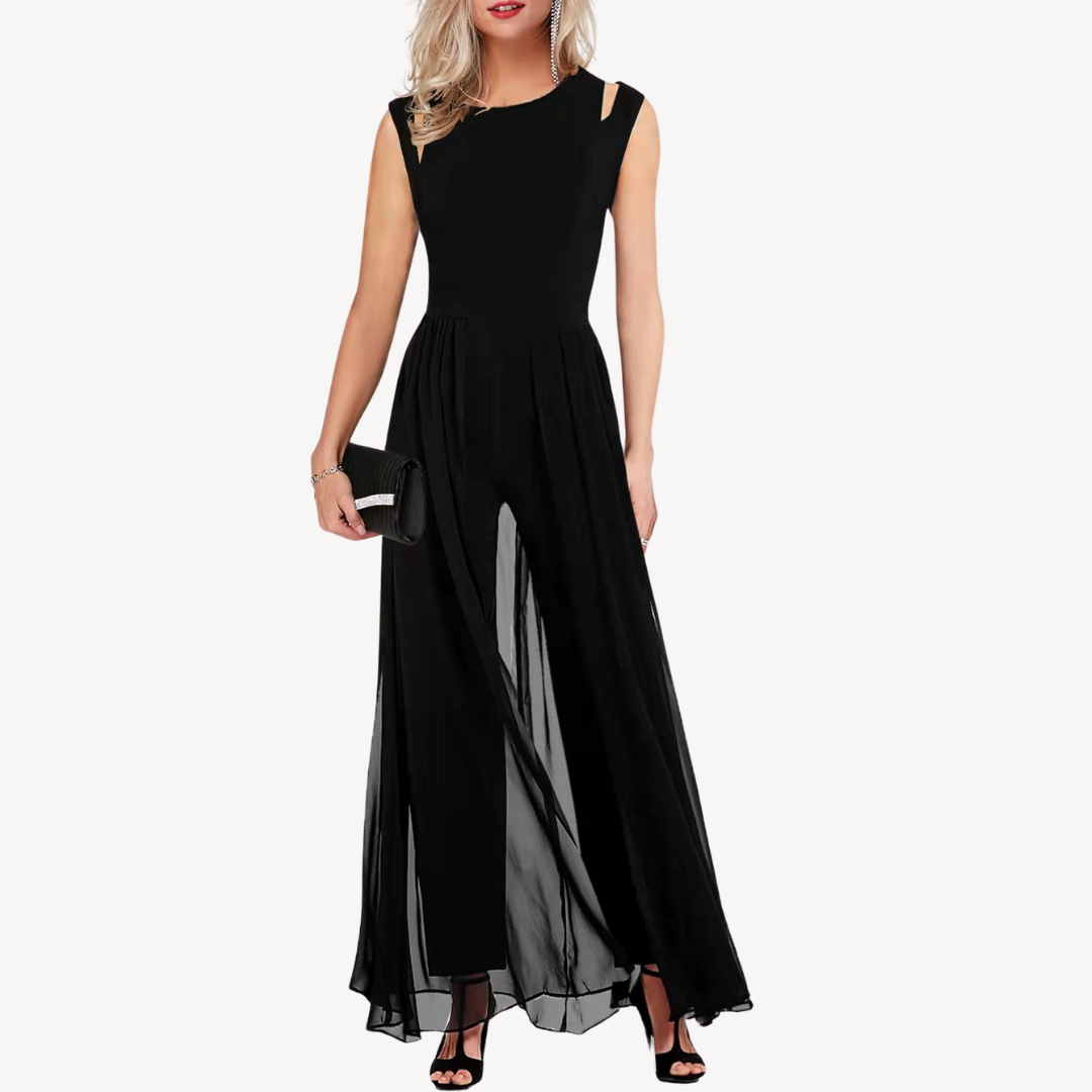 Chiffon Evening Jumpsuit