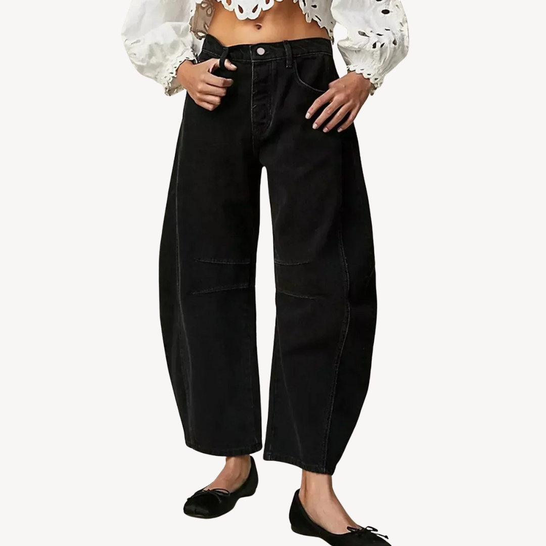 Women's Wide-Legged Denim Pants