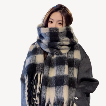 Plaid Woolen Scarf