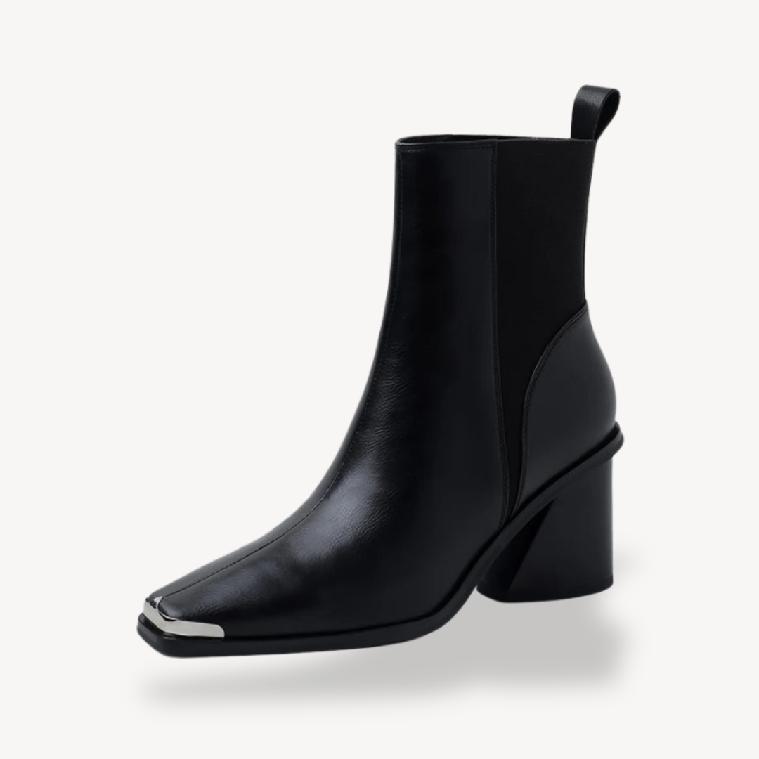 Orthopedic High Heel Ankle Boots