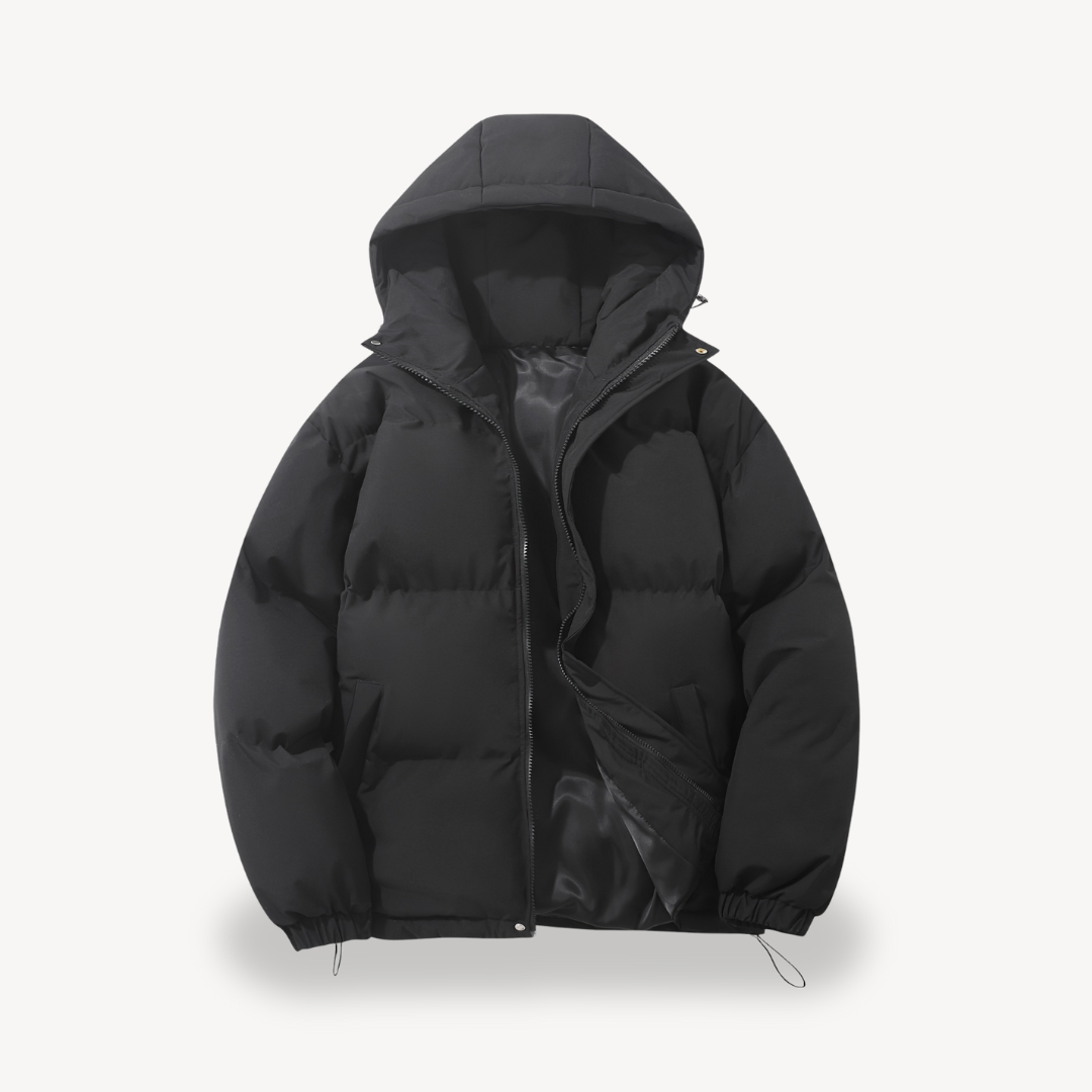 Men's Insulated Puffer Jacket with Hood