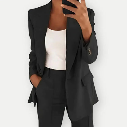 Suit Blazer Pants Set Women