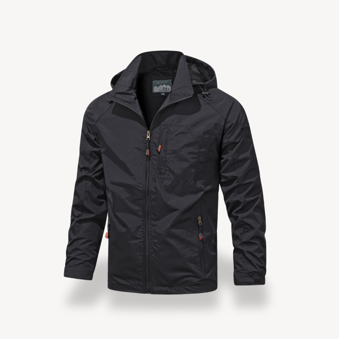 Men’s Casual Polyester Zip Jacket