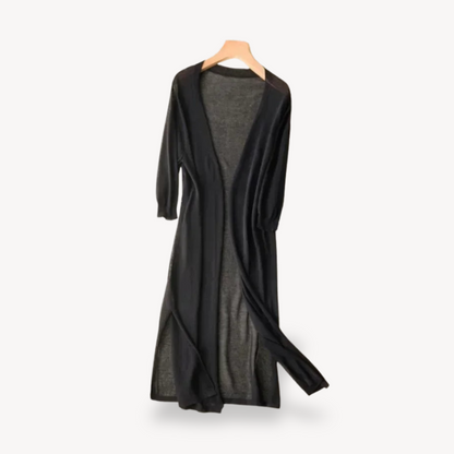 Women's Long Knit Duster Cardigan