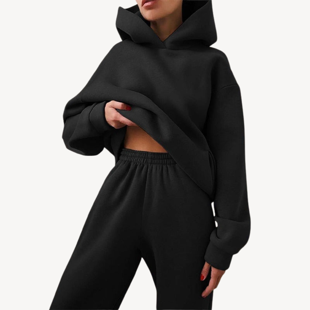 Oversized Hoodie and Jogger Set for Women