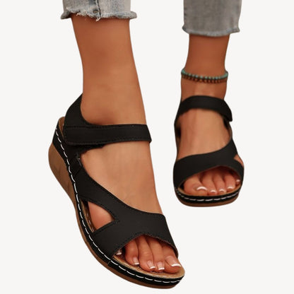 Leather Orthopedic Sandals Women