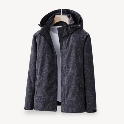 Men's Floral Print Windbreaker Jacket