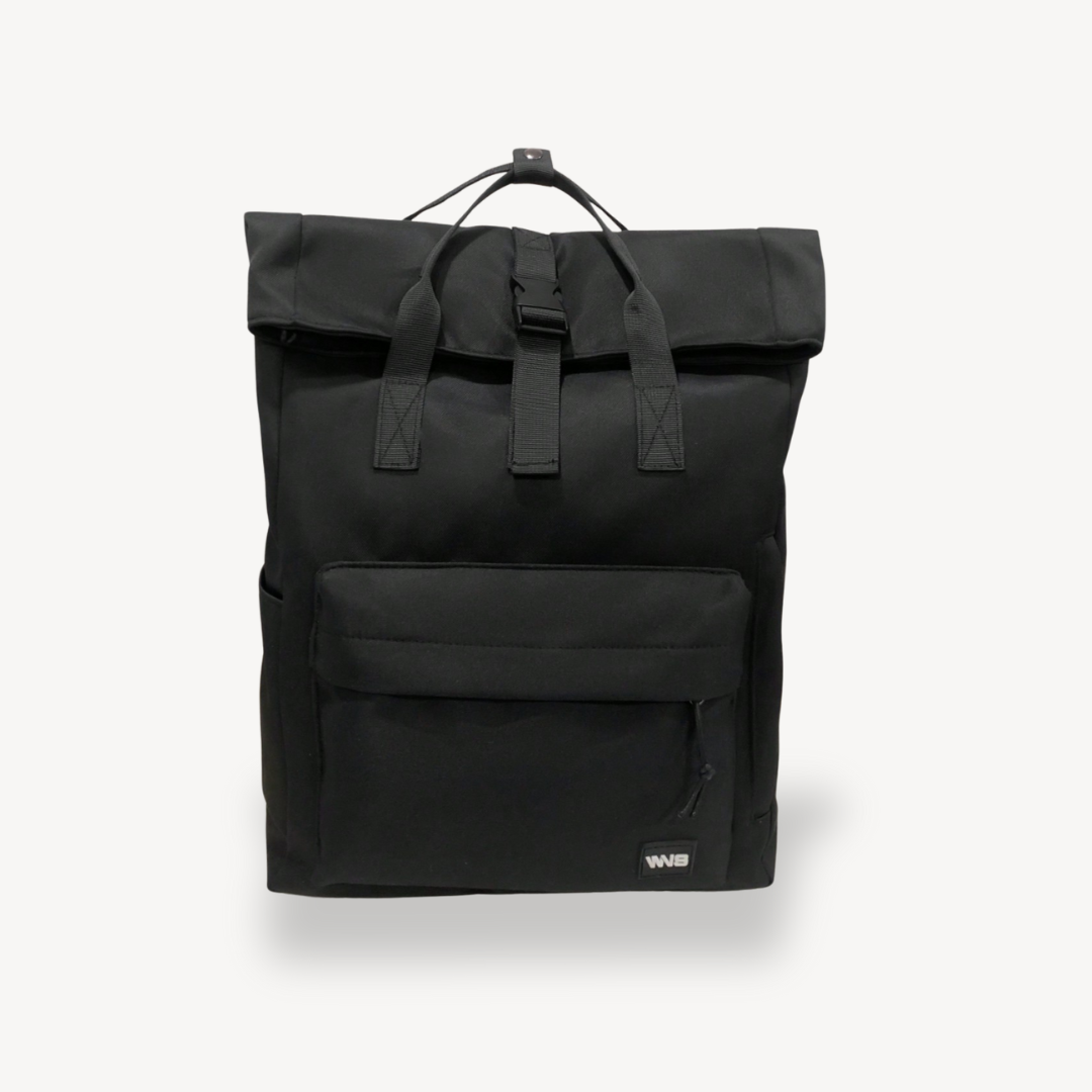 Women's Polyester Roll Top Backpack