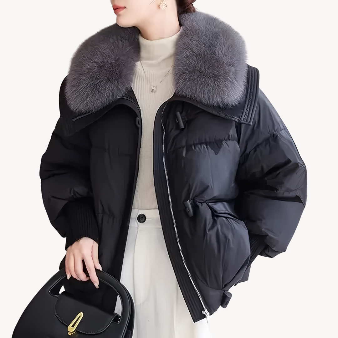 Women’s Faux Fur Collar Puffer Jacket