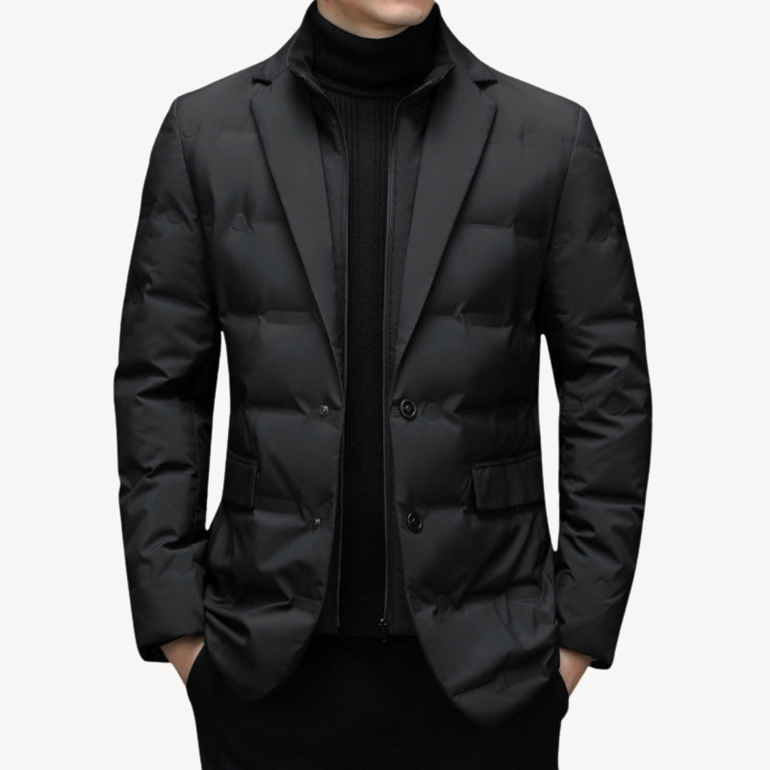 Winter Coat Puffer Blazer Jacket for Men