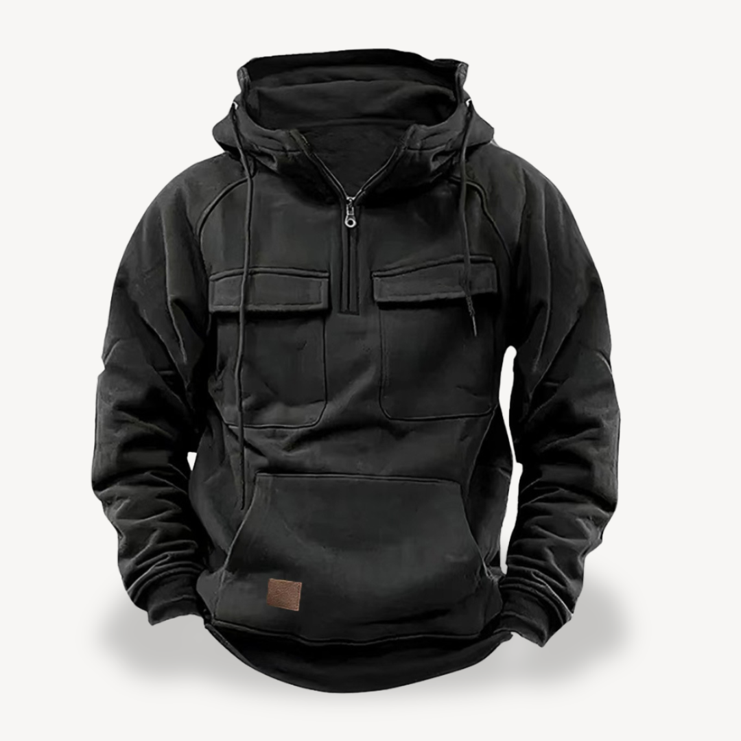 Men's Fleece Cargo Hoodie