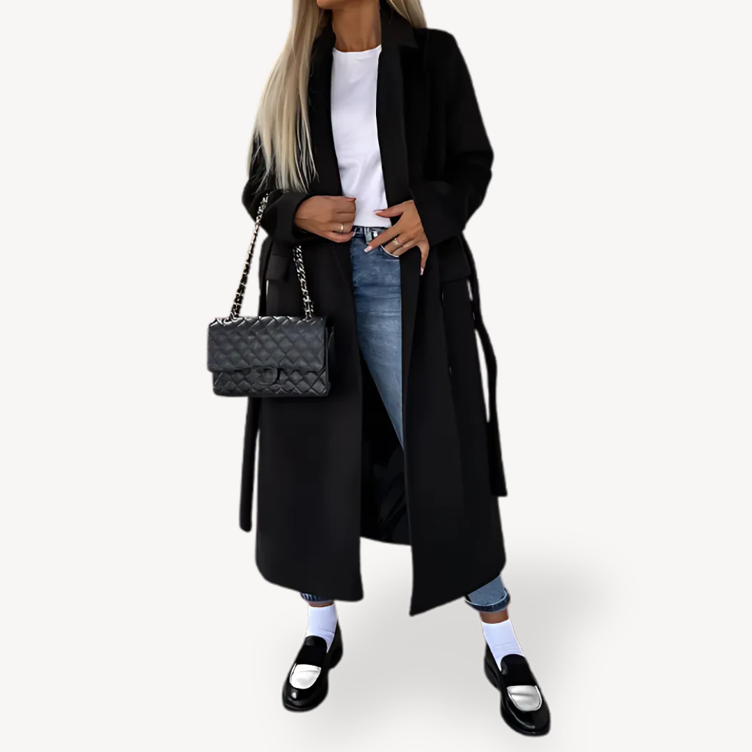 Women's Wool Blend Trench Coat