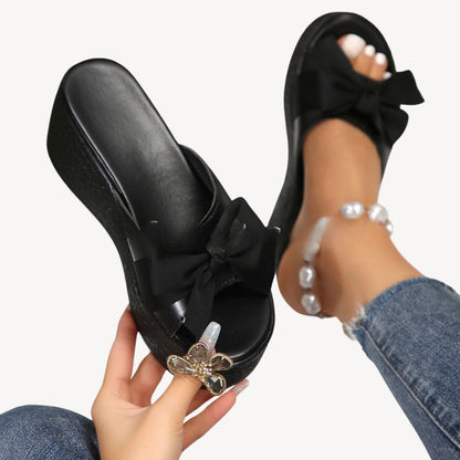 Women's Orthopedic Bow Knot Wedge Sandals