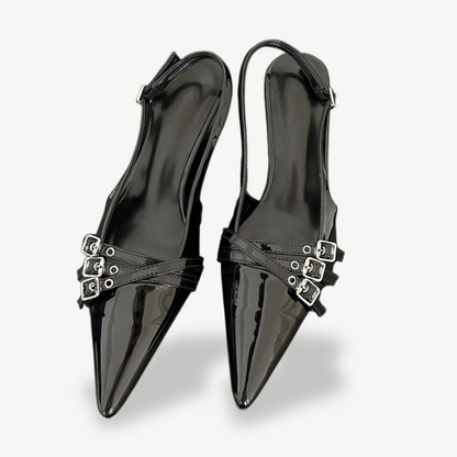 Orthopedic Slingback Pointed Toe High Heel Shoes