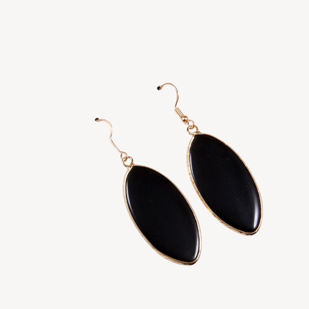 Gemstone Drop Earrings