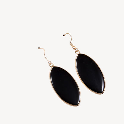 Gemstone Drop Earrings