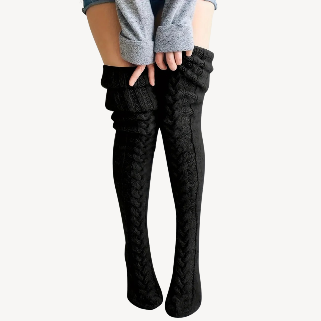 Women’s Knit Thigh-High Socks