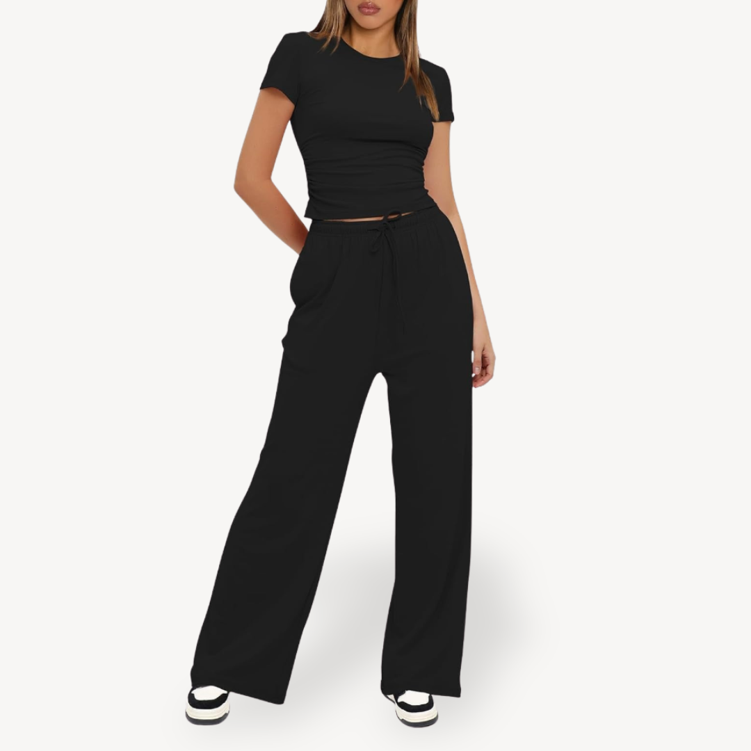 Drawstring Lounge Set for Women
