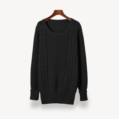 Cable Knit Sweater Dress for Women