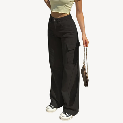 Women's High-Waisted Cargo Pants