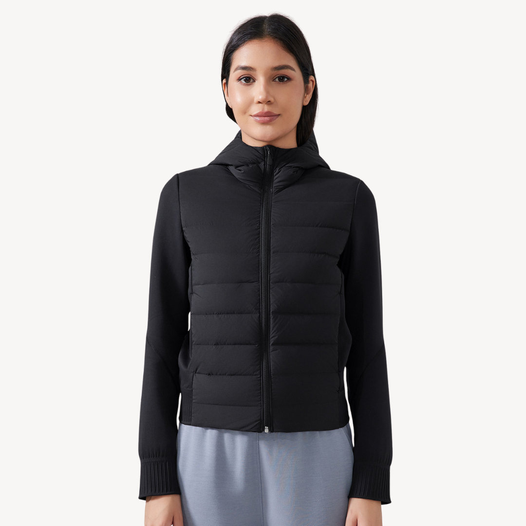 Women’s Hybrid Puffer Hoodie Jacket