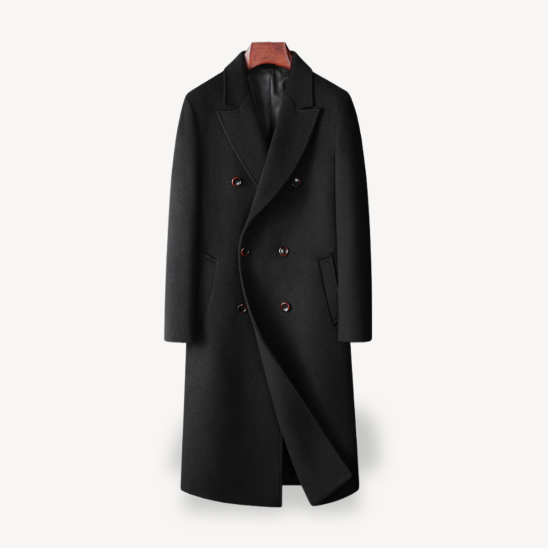 Men’s Wool Double-Breasted Coat