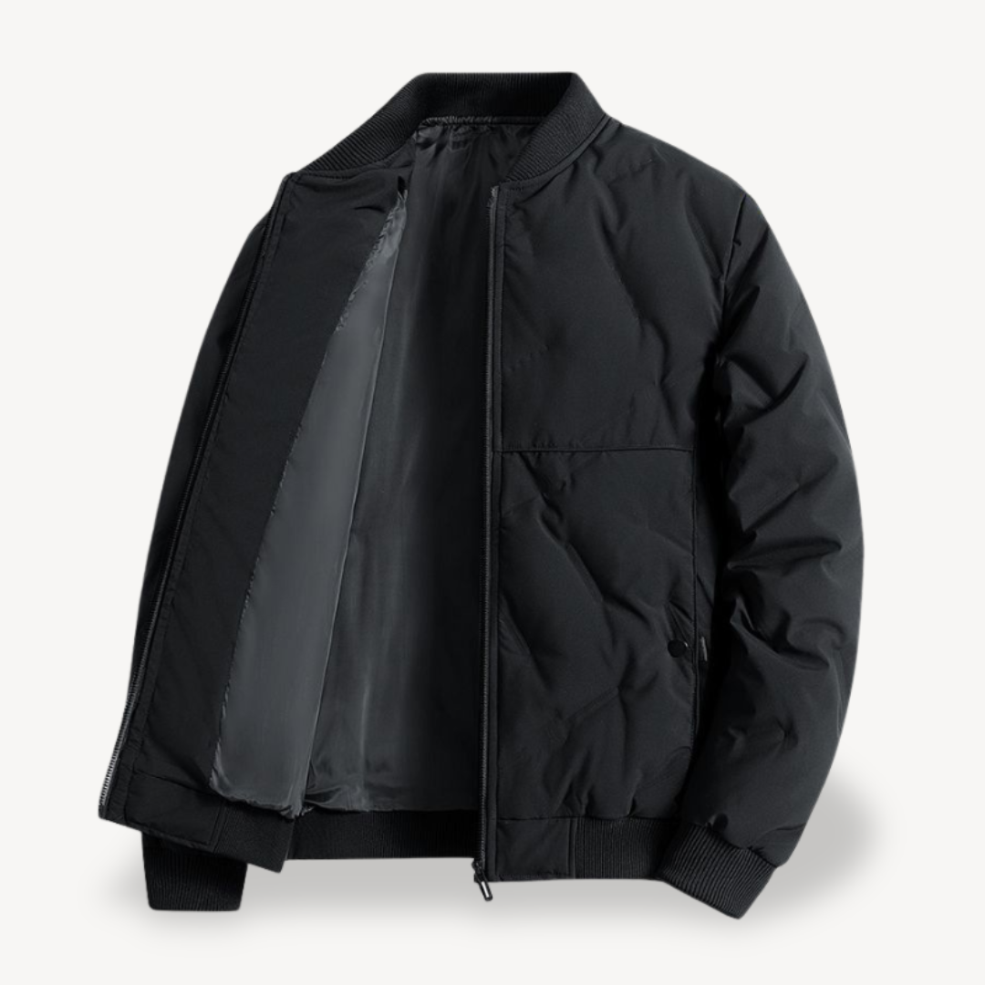 Men's Hybrid Puffer Bomber Jacket