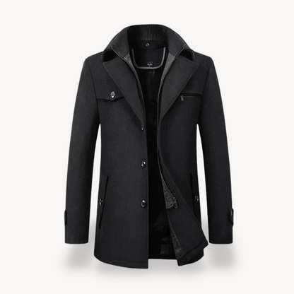 Men's Wool Blend Peacoat