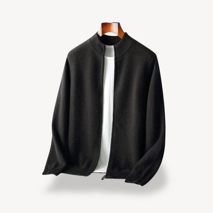 Men's Zipper Knit Cardigan