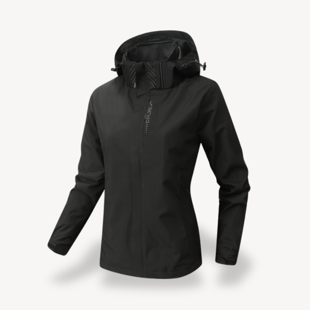 Women's Water-Resistant Windbreaker Hiking Jacket