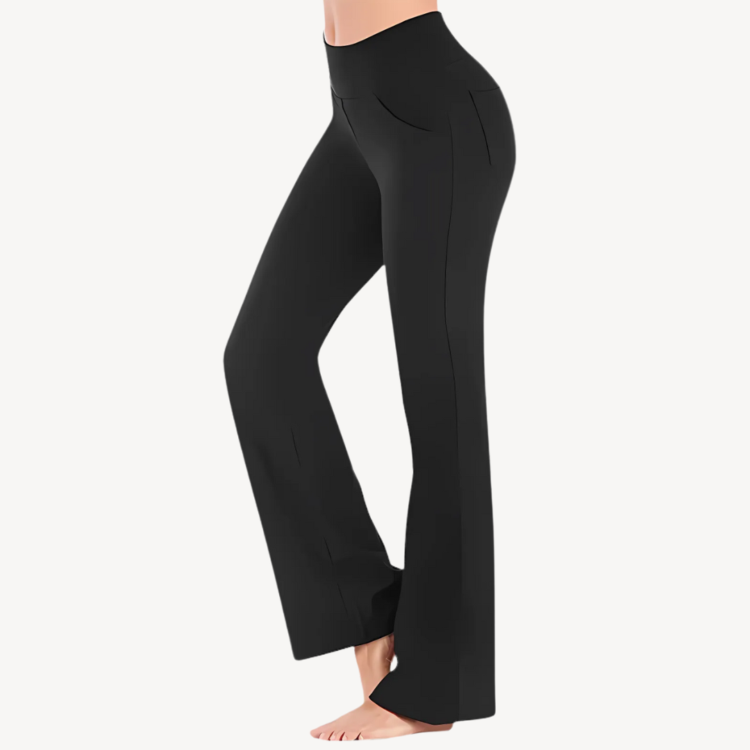 Stretch High-Waisted Pants
