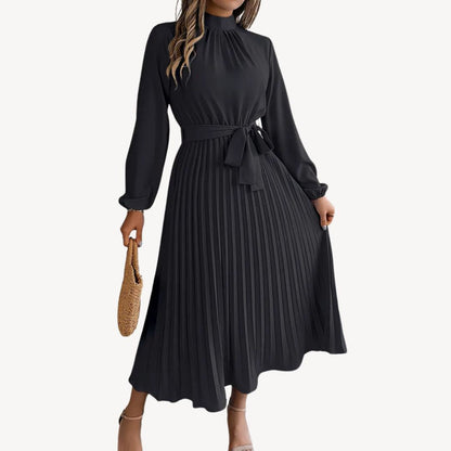 Pleated Midi Dress Women