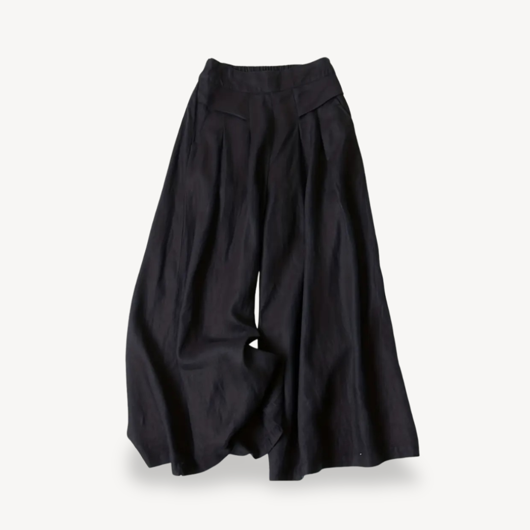 Women's Wide-Legged Linen Culottes