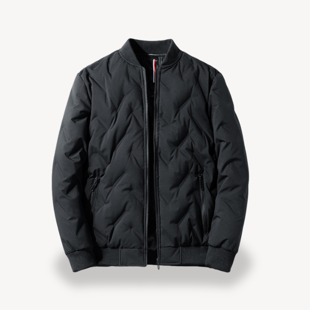 Men's Hybrid Puffer Bomber Jacket