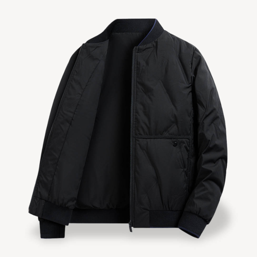 Men's Hybrid Puffer Bomber Jacket