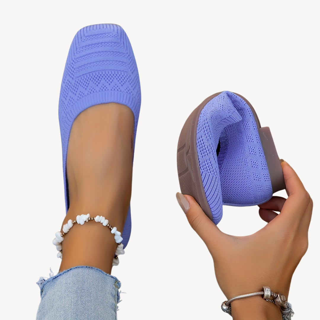 Women's Orthopedic Square Toe Flats